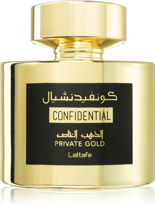 Lattafa Confidential Private Gold Eau de Parfum 100ml