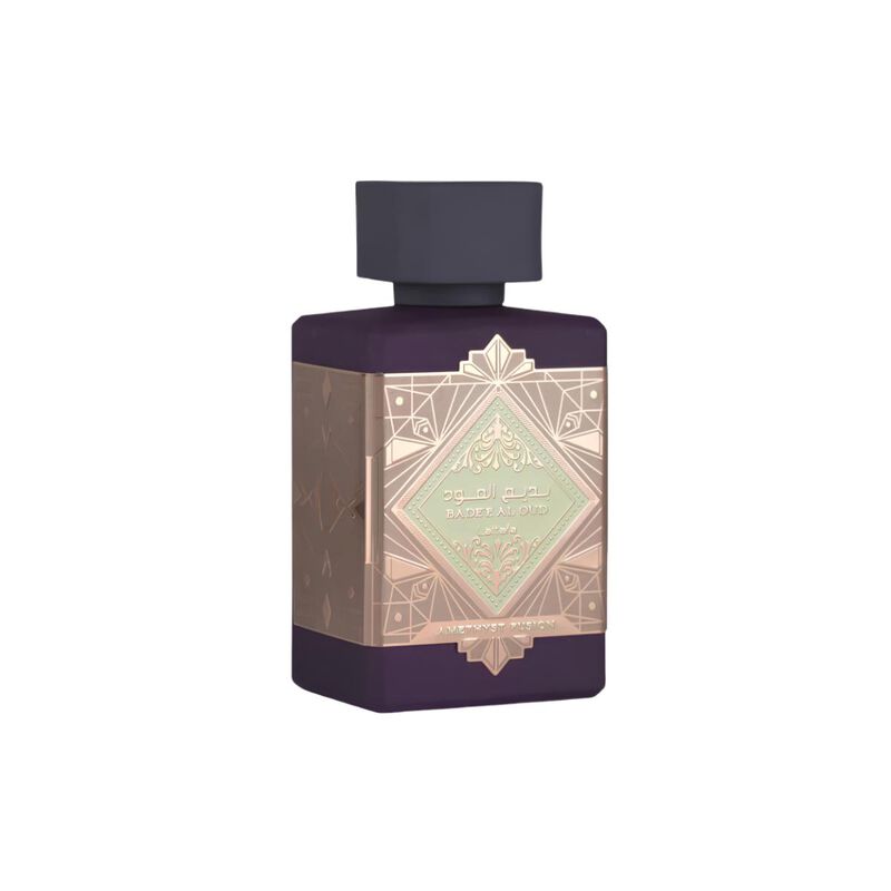 Lattafa Badee Al Oud Amethyst Fusion Eau de Parfum - Ambrato e Vanigliato | Unisex