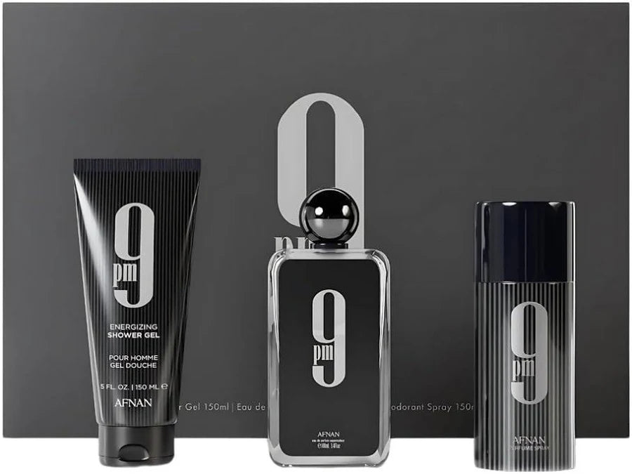 9PM Gift Set (EDP, Shower Gel, Balm)
